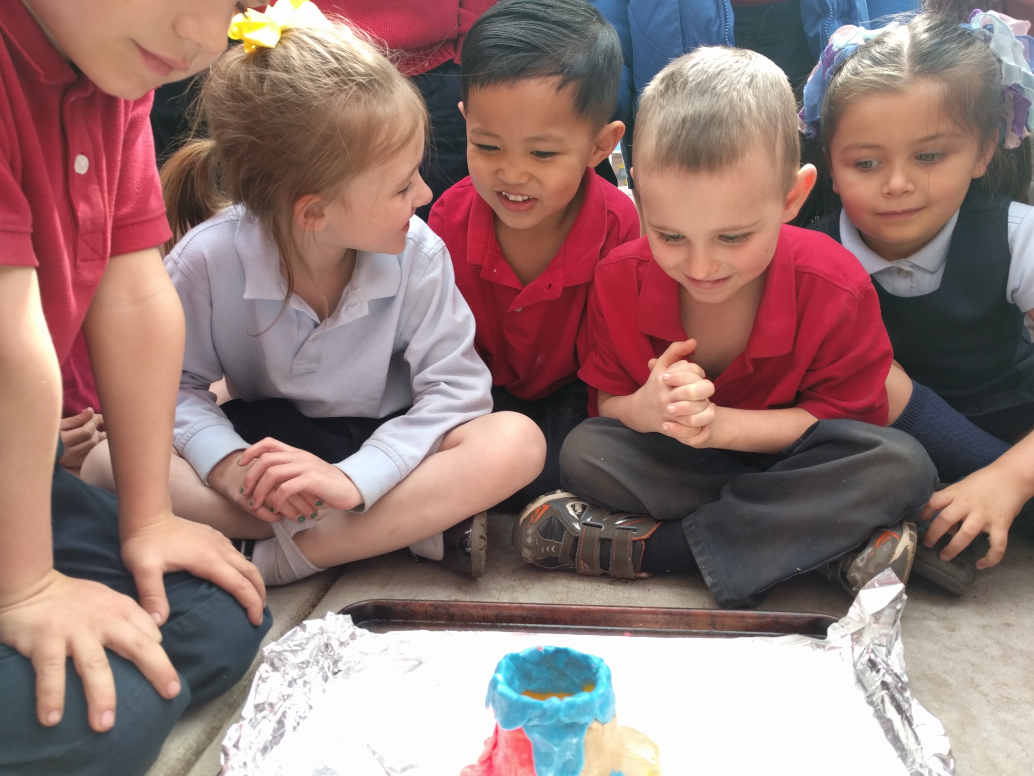 elementary children in a classroom