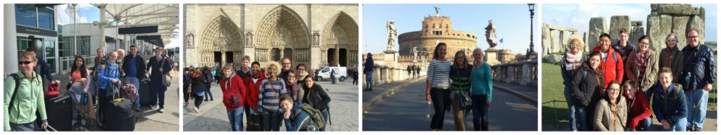 students study abroad with Vanguard School